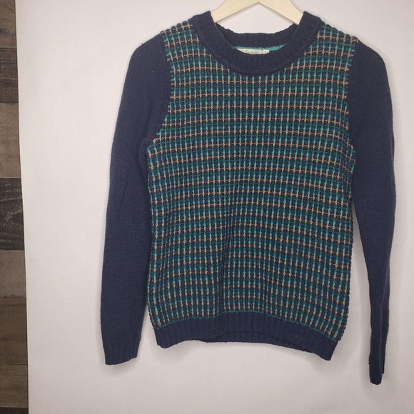 Boden Sweaters - Boden Green Blue Wool Blend Sweater